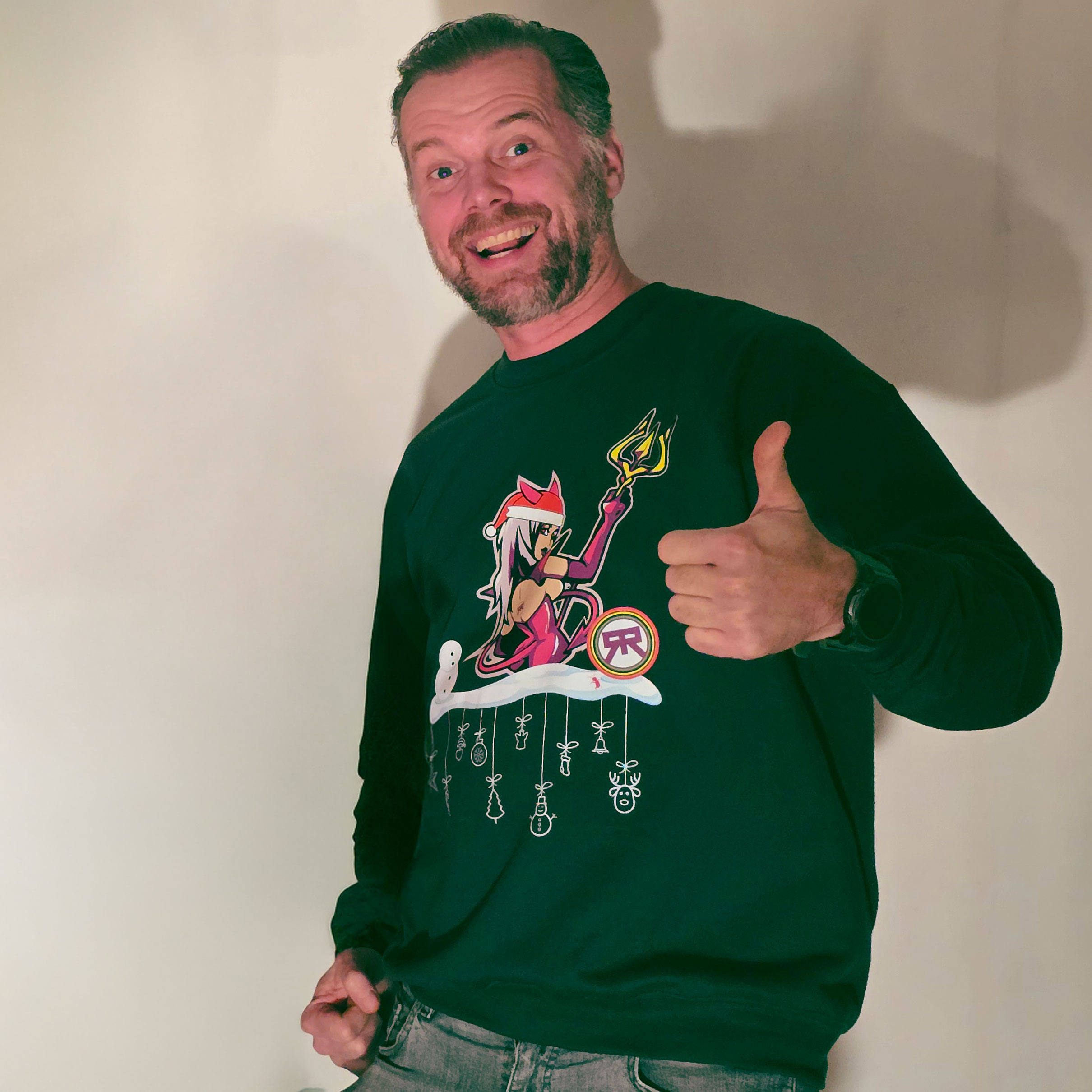 Kersttrui groen